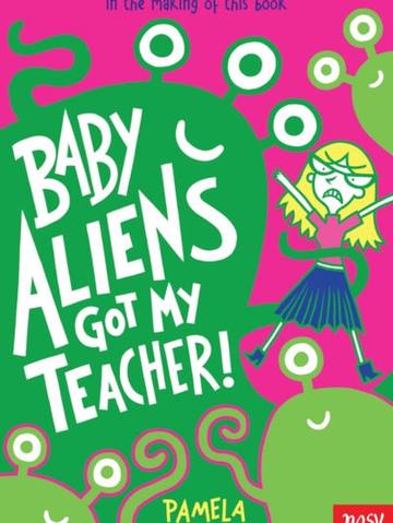 Baby Aliens Got My Teacher — children's book at the Tiny Bloom bookshop in Frinton-on-Sea