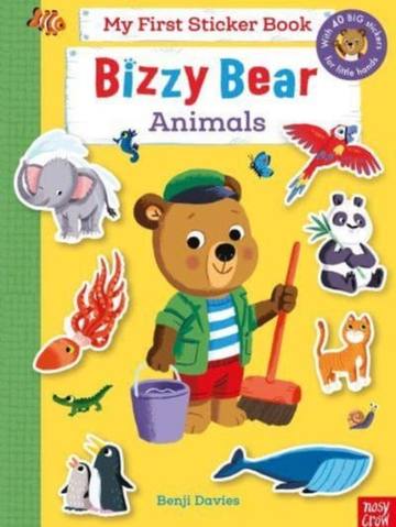Bizzy Bear: My First Sticker Book Animals — children's book at the Tiny Bloom bookshop in Frinton-on-Sea